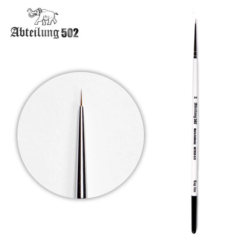Abteilung 502 Top Line Marta Kolinsky brush - CHOOSE YOUR SIZE - Image 3