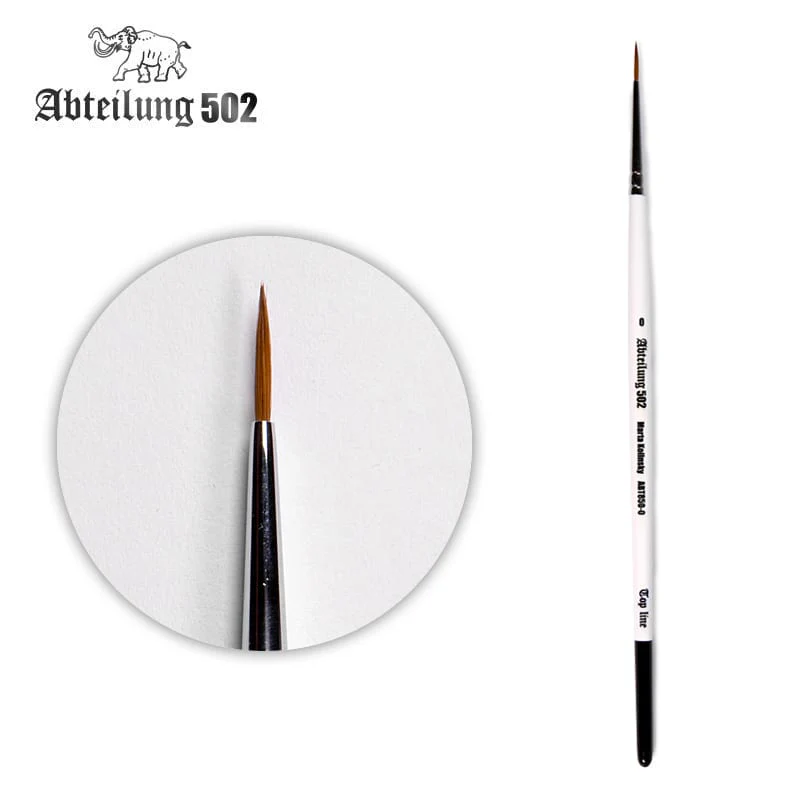 Abteilung 502 Top Line Marta Kolinsky brush - CHOOSE YOUR SIZE - Image 6