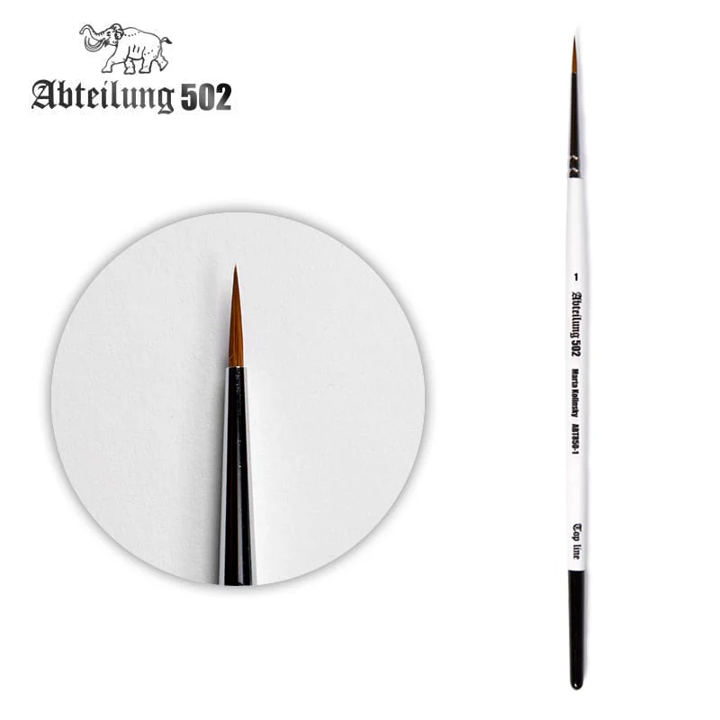Abteilung 502 Top Line Marta Kolinsky brush - CHOOSE YOUR SIZE - Image 7