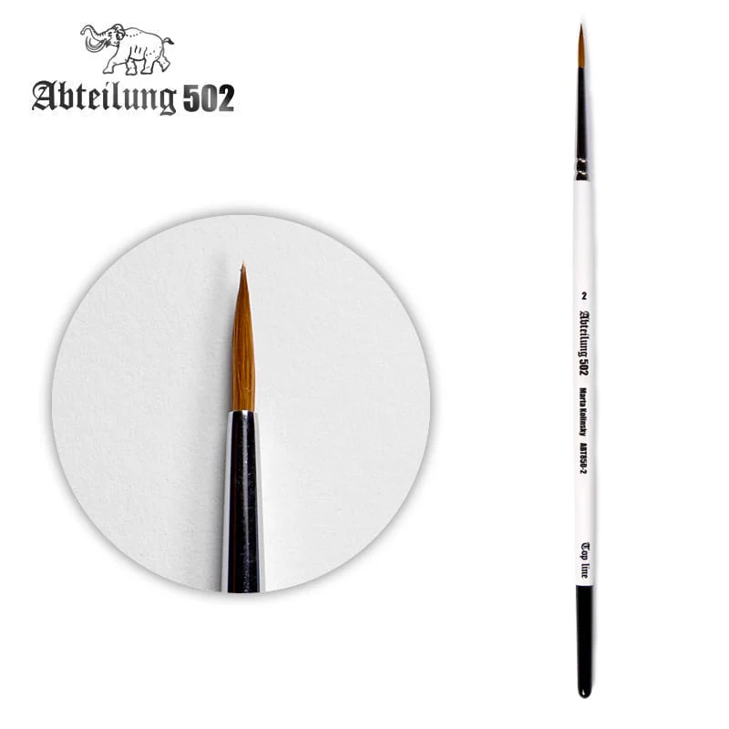 Abteilung 502 Top Line Marta Kolinsky brush - CHOOSE YOUR SIZE - Image 9