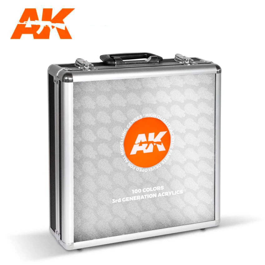 AK Interactive 3G Acrylics Briefcase - 100 Colors - Image 2