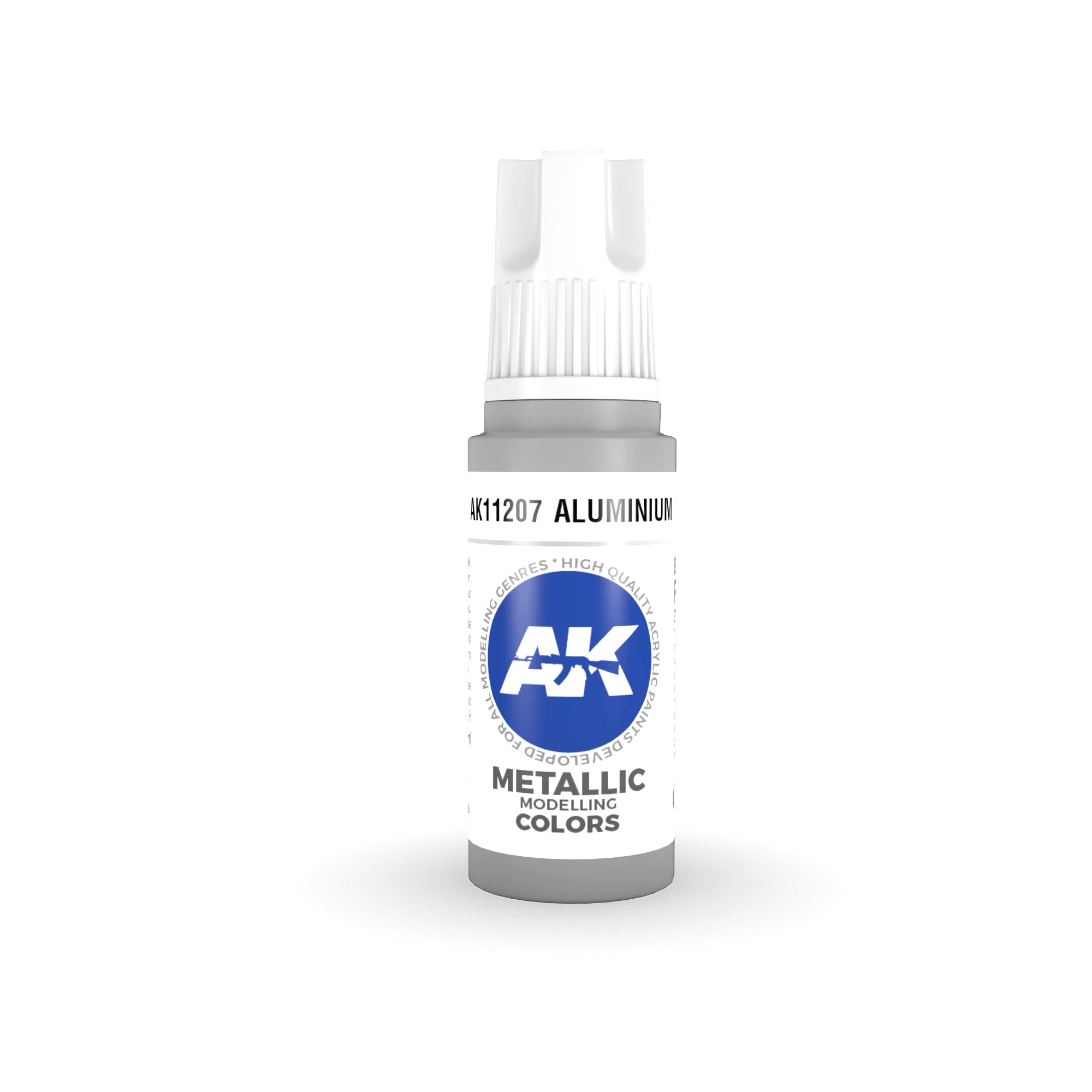 AK Interactive 3rd Gen Acrylics 17ml - Aluminium