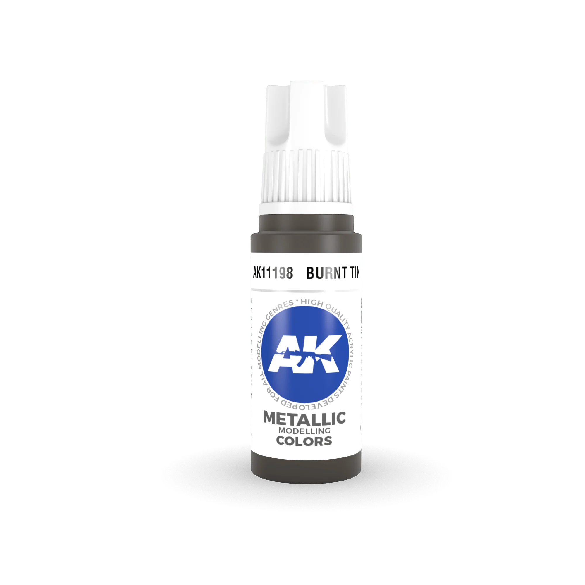 AK Interactive 3rd Gen Acrylics 17ml - Burnt Tin