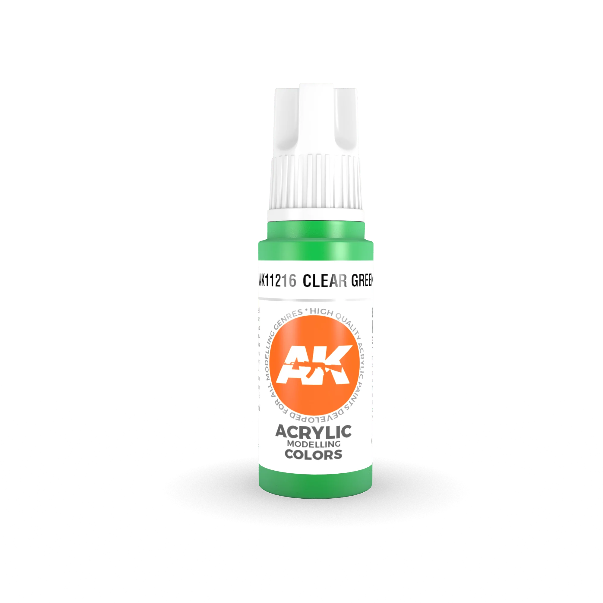 AK Interactive 3rd Gen Acrylics 17ml - Clear Green