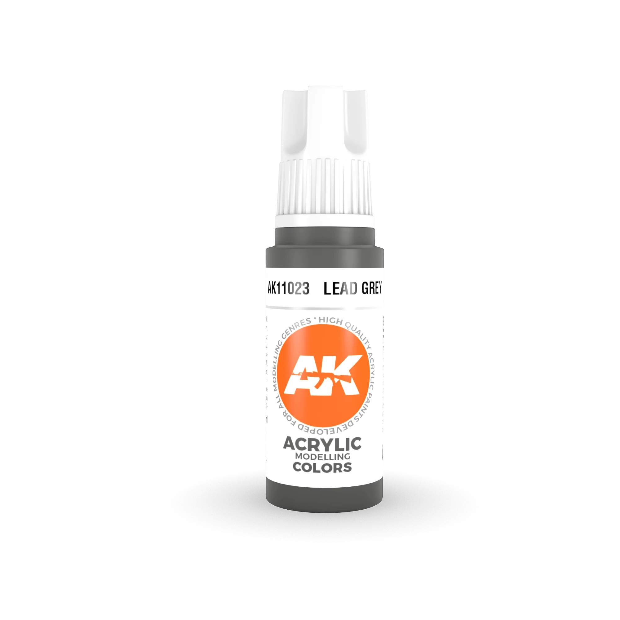 AK Interactive 3rd Gen Acrylics 17ml - Lead Grey