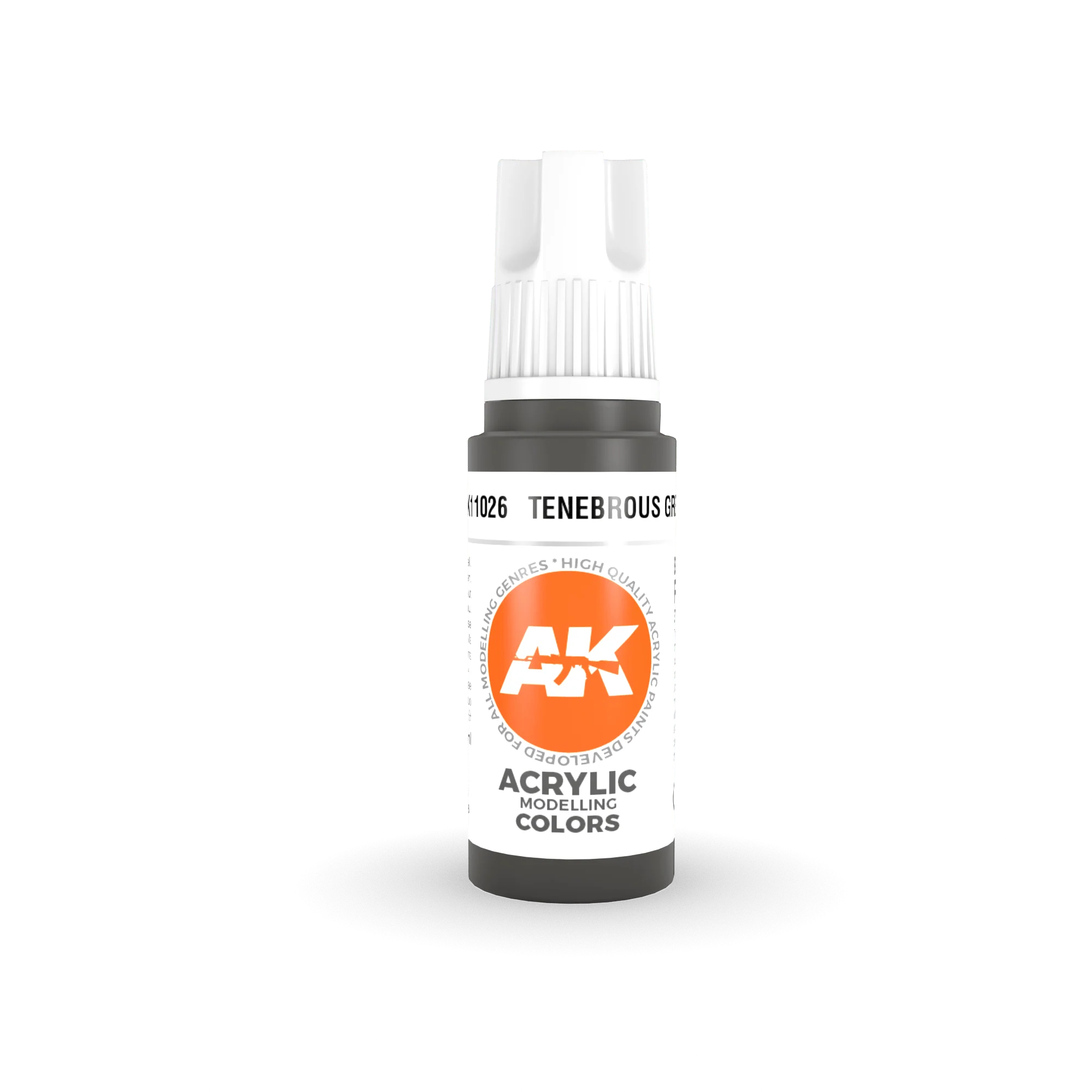 AK Interactive 3rd Gen Acrylics 17ml - Tenebrous Grey