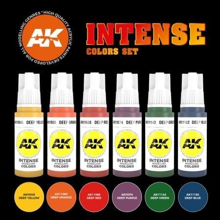 AK Interactive 3rd Gen Acrylics Paint set - Intense Colors - Image 3