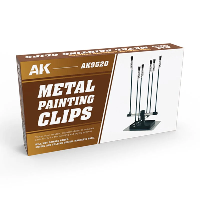 AK Interactive Airbrush Magnetic Metal Painting Clips