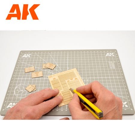 AK Interactive Dioramas - Lasercut Biohazard Wooden Box 1/35 - 3x units - Image 2