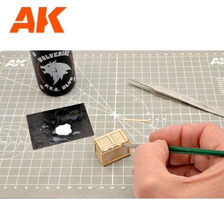 AK Interactive Dioramas - Lasercut Biohazard Wooden Box 1/35 - 3x units - Image 4