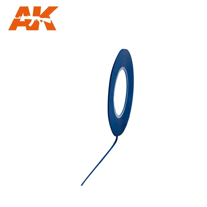 AK Interactive Blue Masking Tape for Curves - 1mm - Image 2