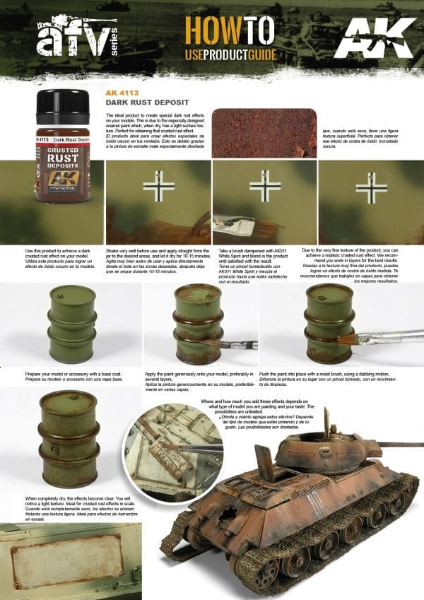 AK Interactive Dark Rust Deposit 35ml - Image 2