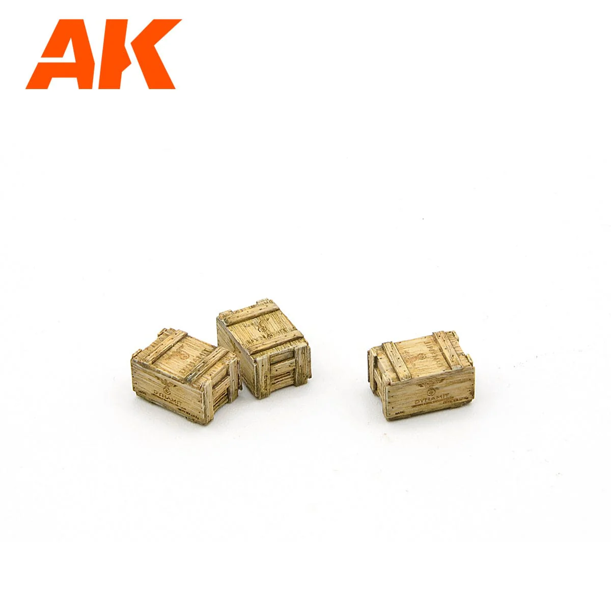AK Interactive Dioramas - Laser Cut Wooden Box 002 Dynamit 1:35 Scale - Image 2