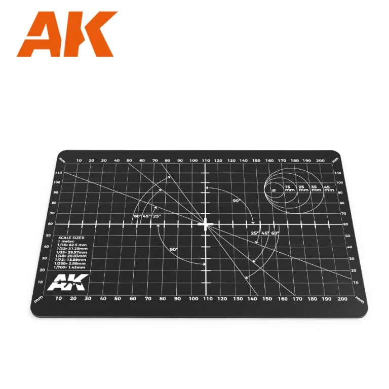 AK Interactive Double-Sided Cutting Mat - A5 8" x 6" - Image 2