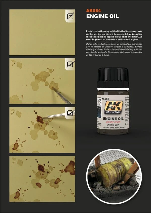 AK Interactive Fresh Engine Oil 35ml - Image 3