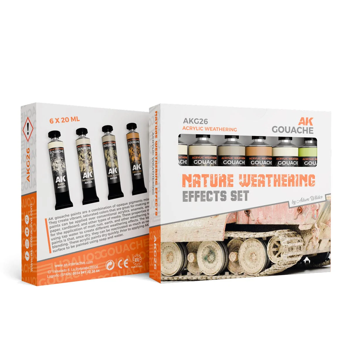 AK Interactive Gouaches set - Nature Weathering Effects - Image 2
