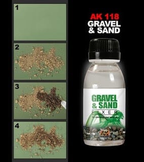 AK Interactive Gravel & Sand Fixer 100ml - Image 2