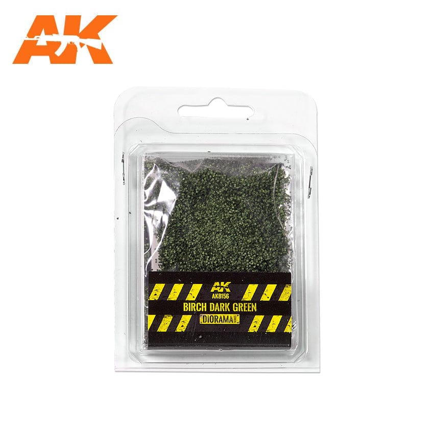AK Interactive High Quality detailed Birch Dark Green Leaves - 28mm 1/72