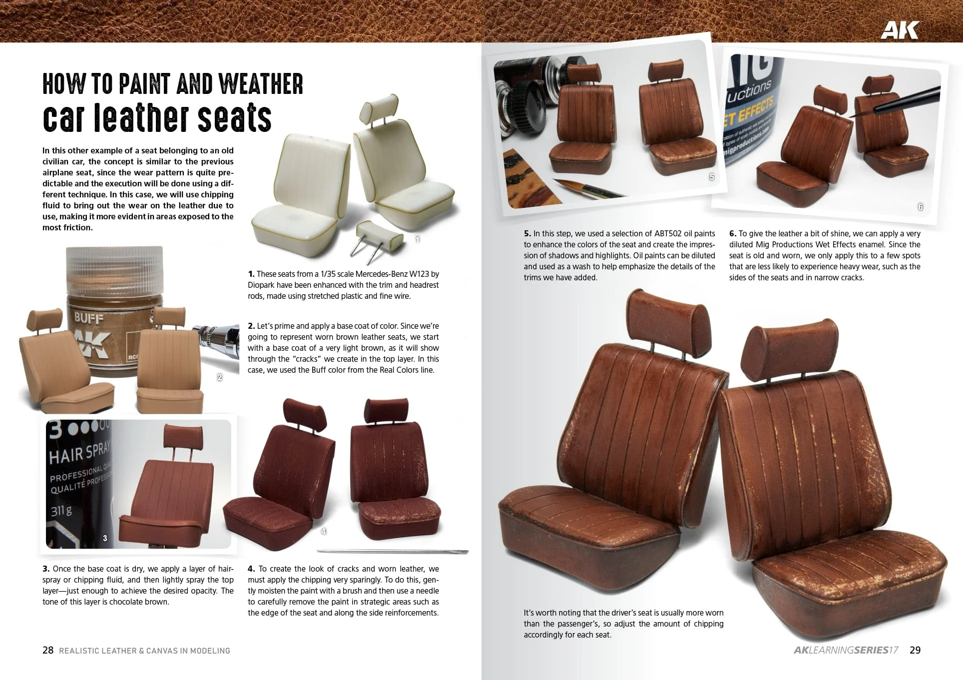 AK Interactive Learning Series #17 Realistic Leather & Canvas - Image 3