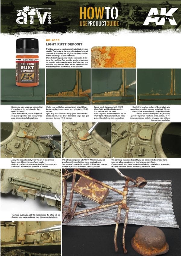 AK Interactive Light Rust Deposit 35ml - Image 2