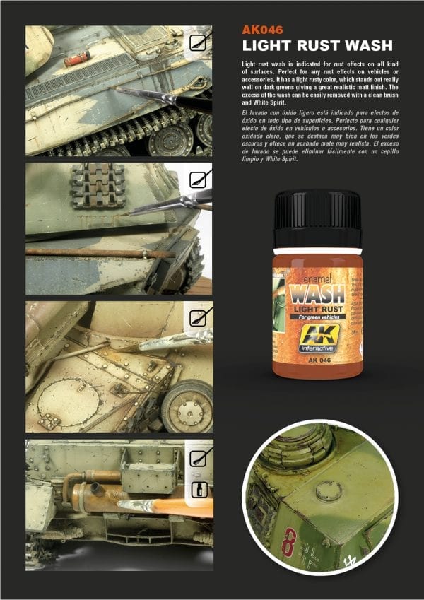 AK Interactive Light Rust Wash - Image 3
