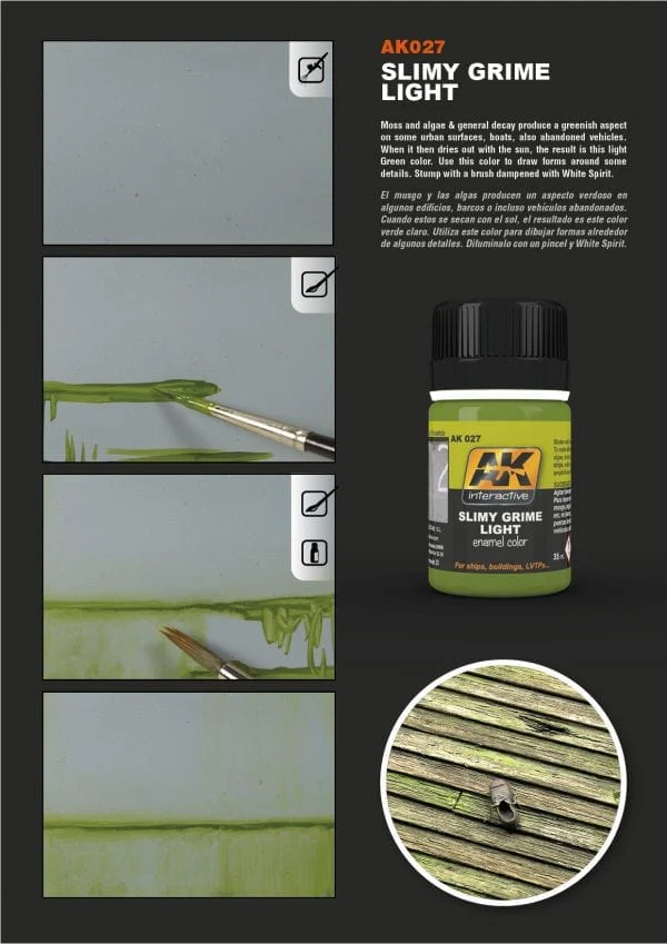 AK Interactive Light Slimy Grime 35ml - Image 2