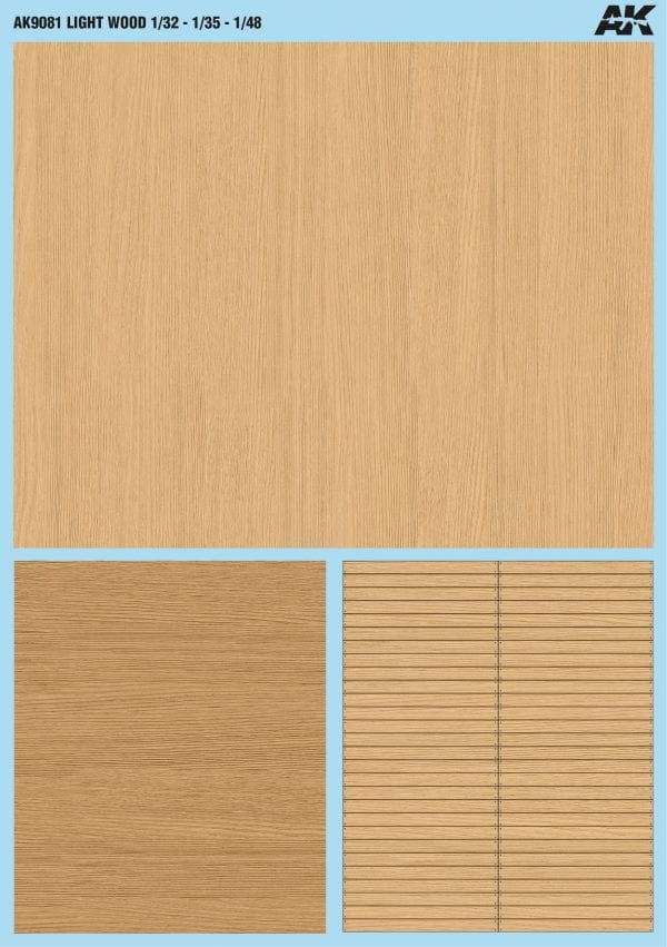AK Interactive Light Wood Decals - Image 2