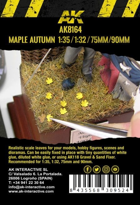 AK Interactive Maple Autumn Leaves 1/35 (Bag 7 grams) - Image 2