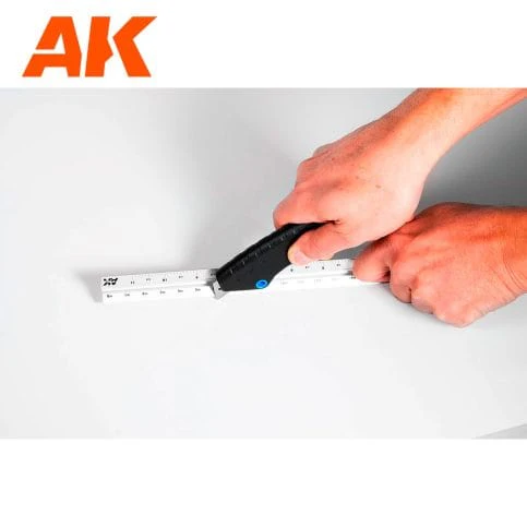 AK Interactive Metallic Multi-scale Triangular Ruler - Image 2