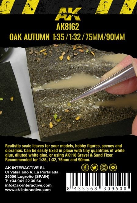 AK Interactive Oak Autumn Leaves 1/35 (Bag 7 grams) - Image 2