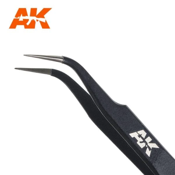 AK Interactive Precise Curved Tweezers - Image 2
