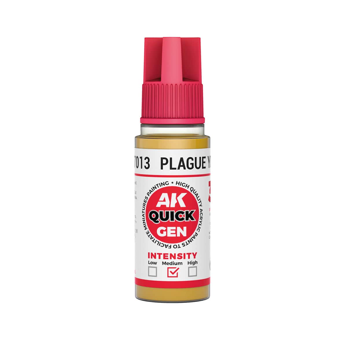 AK Interactive Quick Gen Acrylics 18ml - Plague Yellow