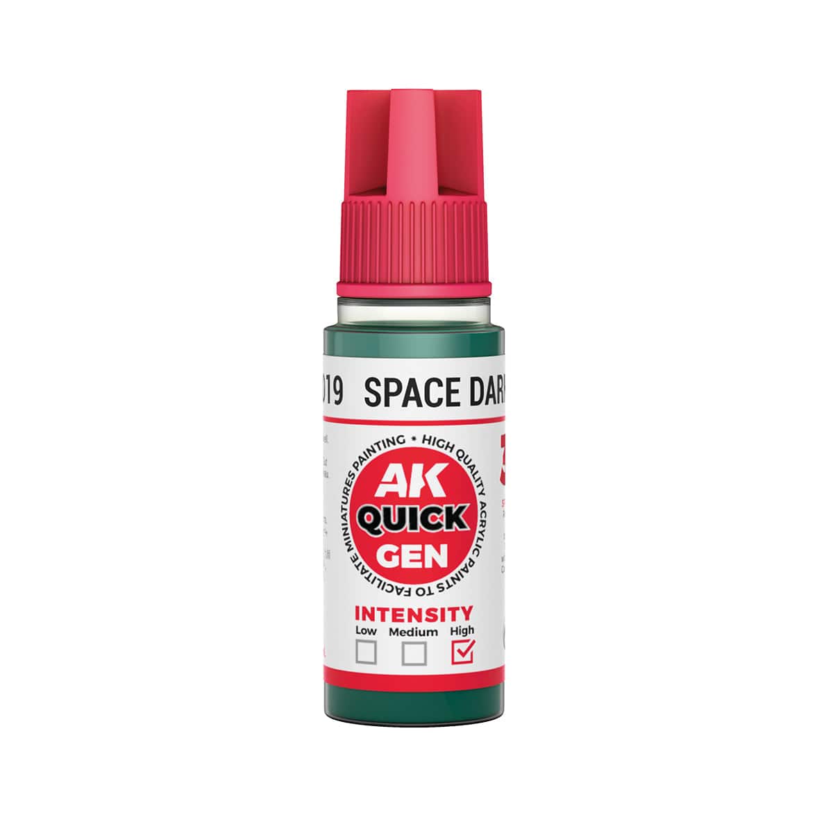 AK Interactive Quick Gen Acrylics 18ml - Space Dark Green