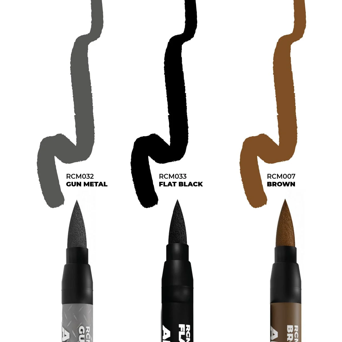 AK Interactive Real Colors Markers Set x3 - Weapons - Image 2