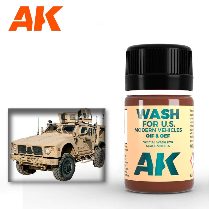 AK Interactive Red Brown Wash for OIF & OEF 35ml