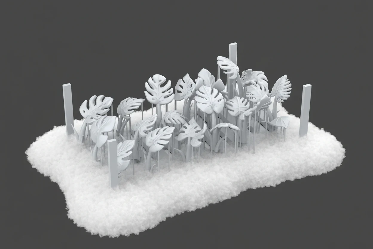 AK Interactive Resin Basing Bits - Monstera - Image 2