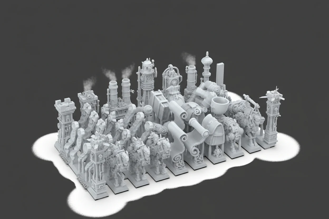 AK Interactive Resin Basing Bits - Seals and Scrolls - Image 2