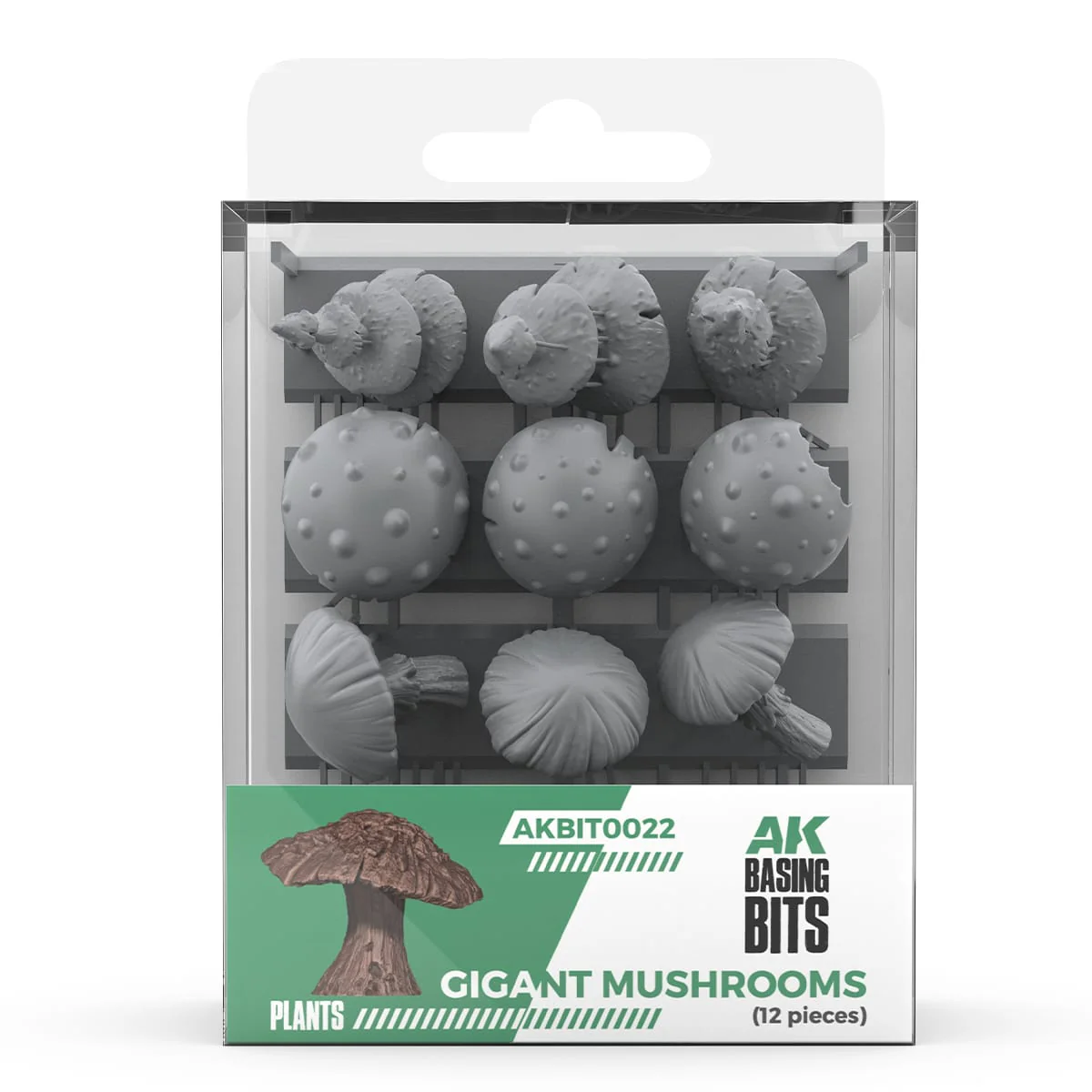 AK Interactive Resin Basing Set - Gigant Mushrooms