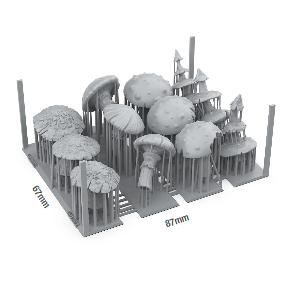 AK Interactive Resin Basing Set - Gigant Mushrooms - Image 3