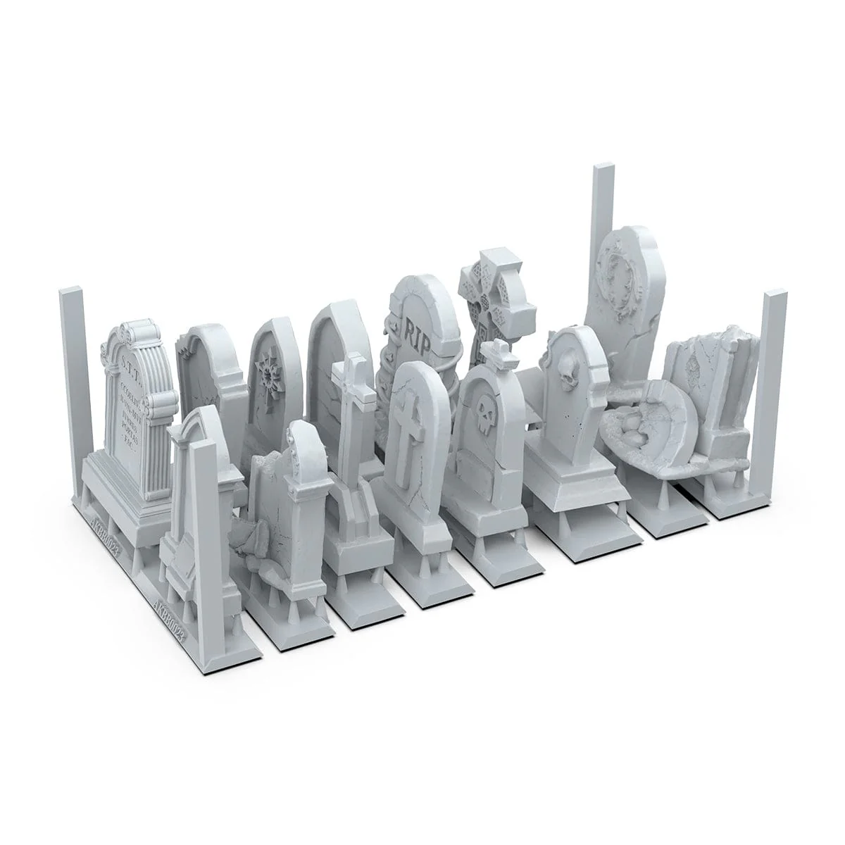 AK Interactive Resin Basing Set - Tombstones - Image 2