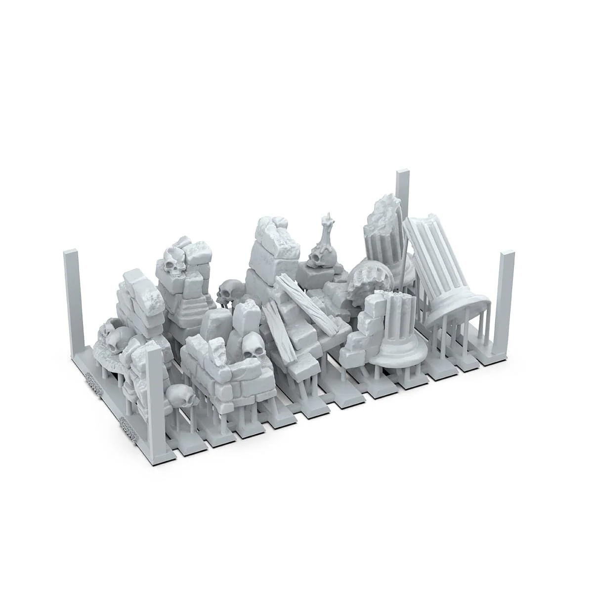 AK Interactive Resin Basing Set - Village Ruins - Image 2