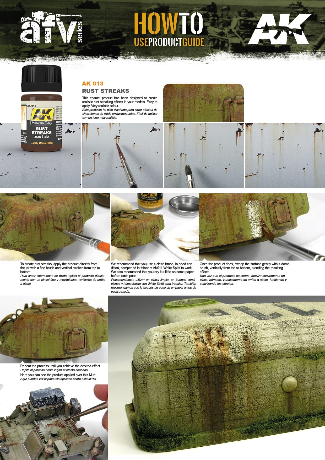 AK Interactive Rust Streaks 35ml - Image 2