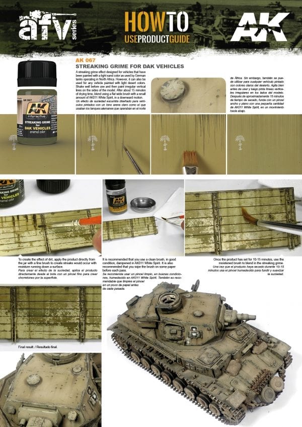 AK Interactive Streaking Grime for DAK Vehicles 35ml - Image 2