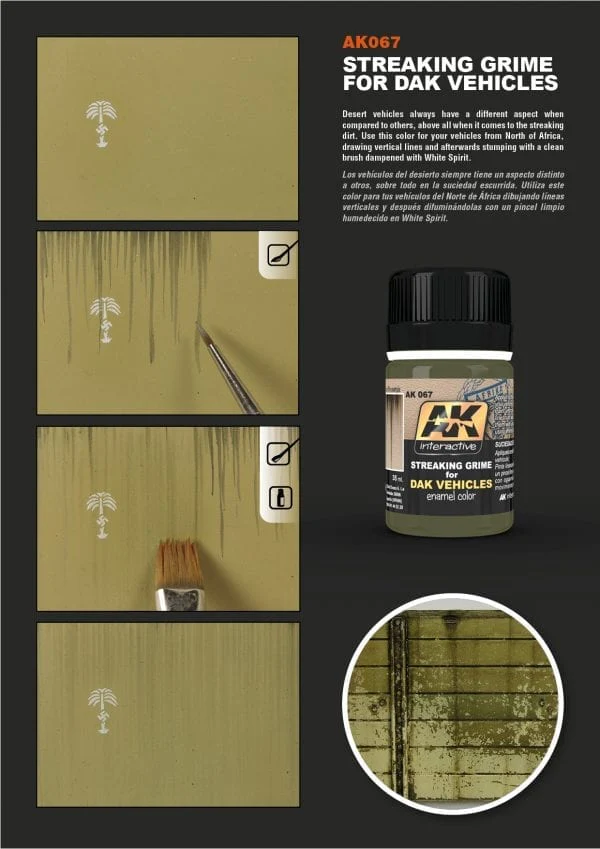AK Interactive Streaking Grime for DAK Vehicles 35ml - Image 3