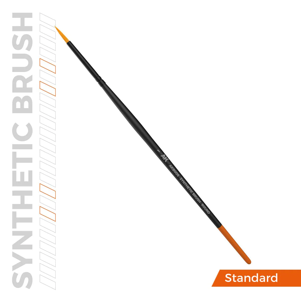 AK Interactive Synthetic Round Brush - Size 1 - Image 3
