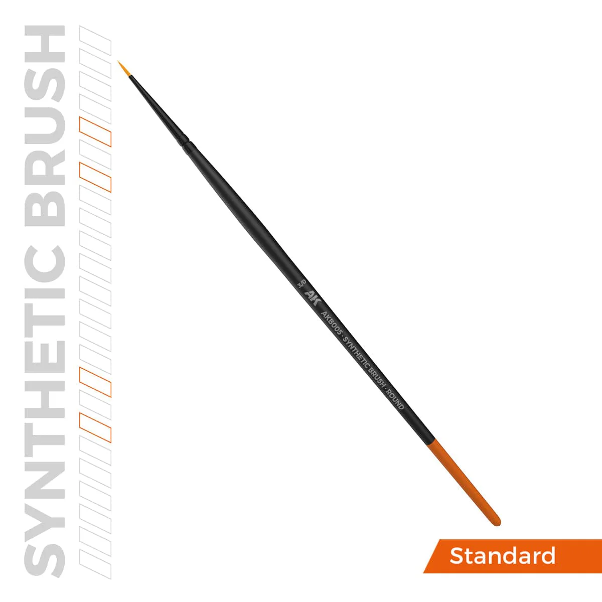 AK Interactive Synthetic Round Brush - Size 3/0 - Image 3