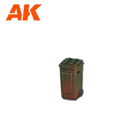 AK Interactive Wargame & Diorama Scenography Objects 30-35mm - Trashbins - Image 4