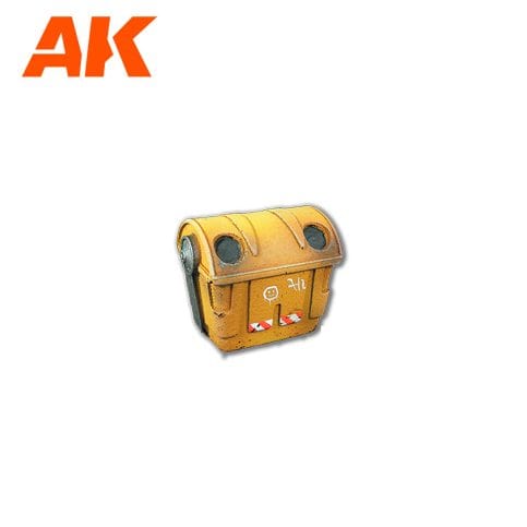 AK Interactive Wargame & Diorama Scenography Objects 30-35mm - Trashbins - Image 9