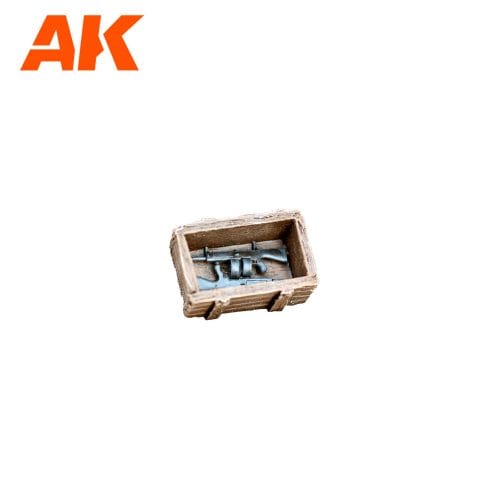 AK Interactive Wargame & Diorama Scenography Objects 30-35mm - Weapon Cases - Image 2