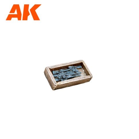 AK Interactive Wargame & Diorama Scenography Objects 30-35mm - Weapon Cases - Image 3